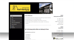 Desktop Screenshot of kaminbau-hardung.de